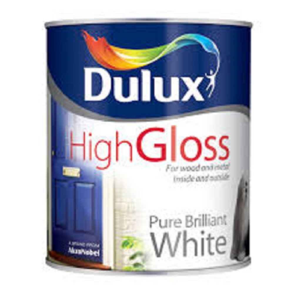 5 LTR DULUX  HIGH GLOSS WHITE