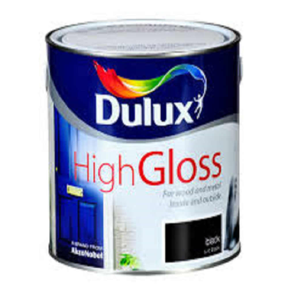 750ML DULUX HIGH GLOSS BLACK