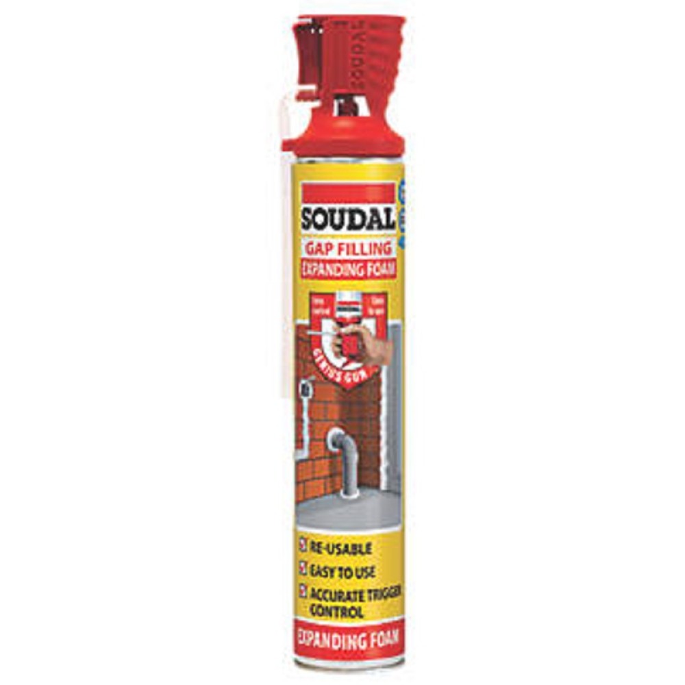 750ML SOUDAL GAP FILLER EXP FOAM