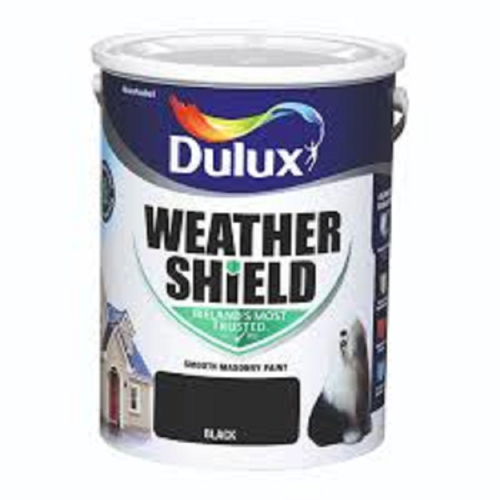 5LTR DULUX WEATHERSHIELD BLACK