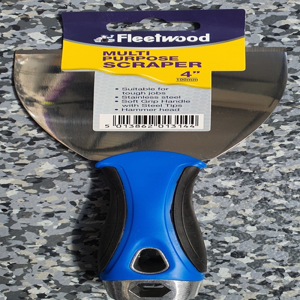 FLEETWOOD 4" PAINT SCRAPER PLASTIC