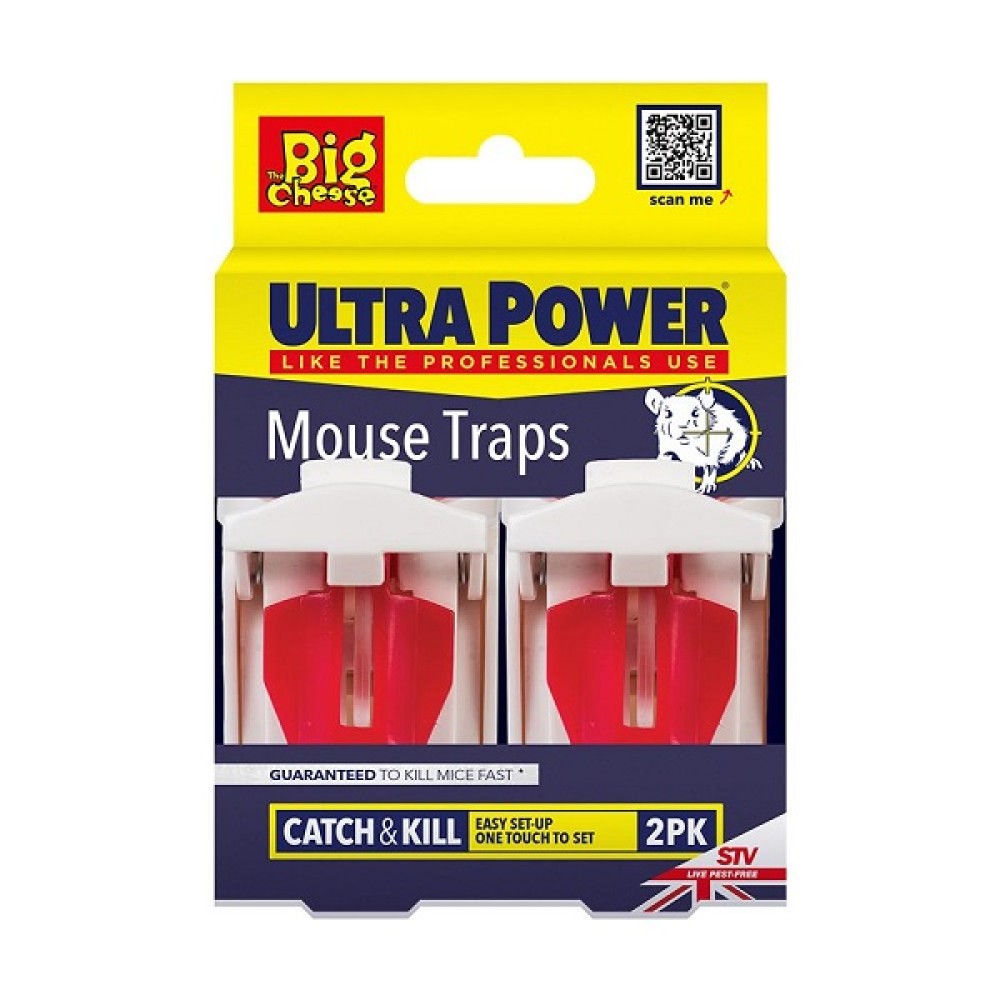 STV148 ULTRA POWER MOUSE TRAPS-TWIN