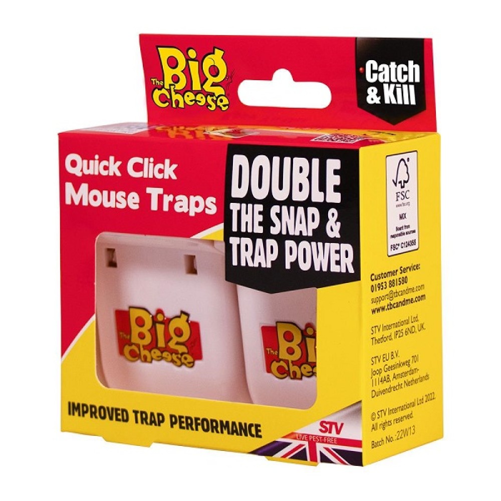 STV147 ULTRA POWER MOUSE TRAPS 2PK