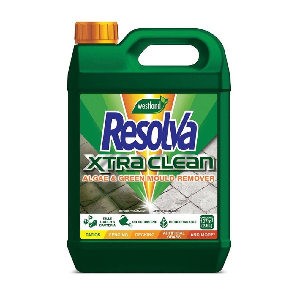 RESOLVA XT CLEAN GREEN & ALGAE REMOVER 2.5LT