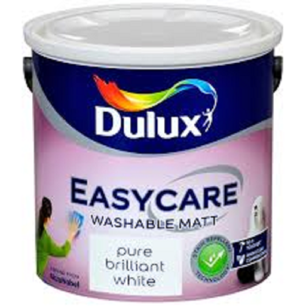 2.5LTR DULUX EASYCARE WASHABLE MATT WHITE