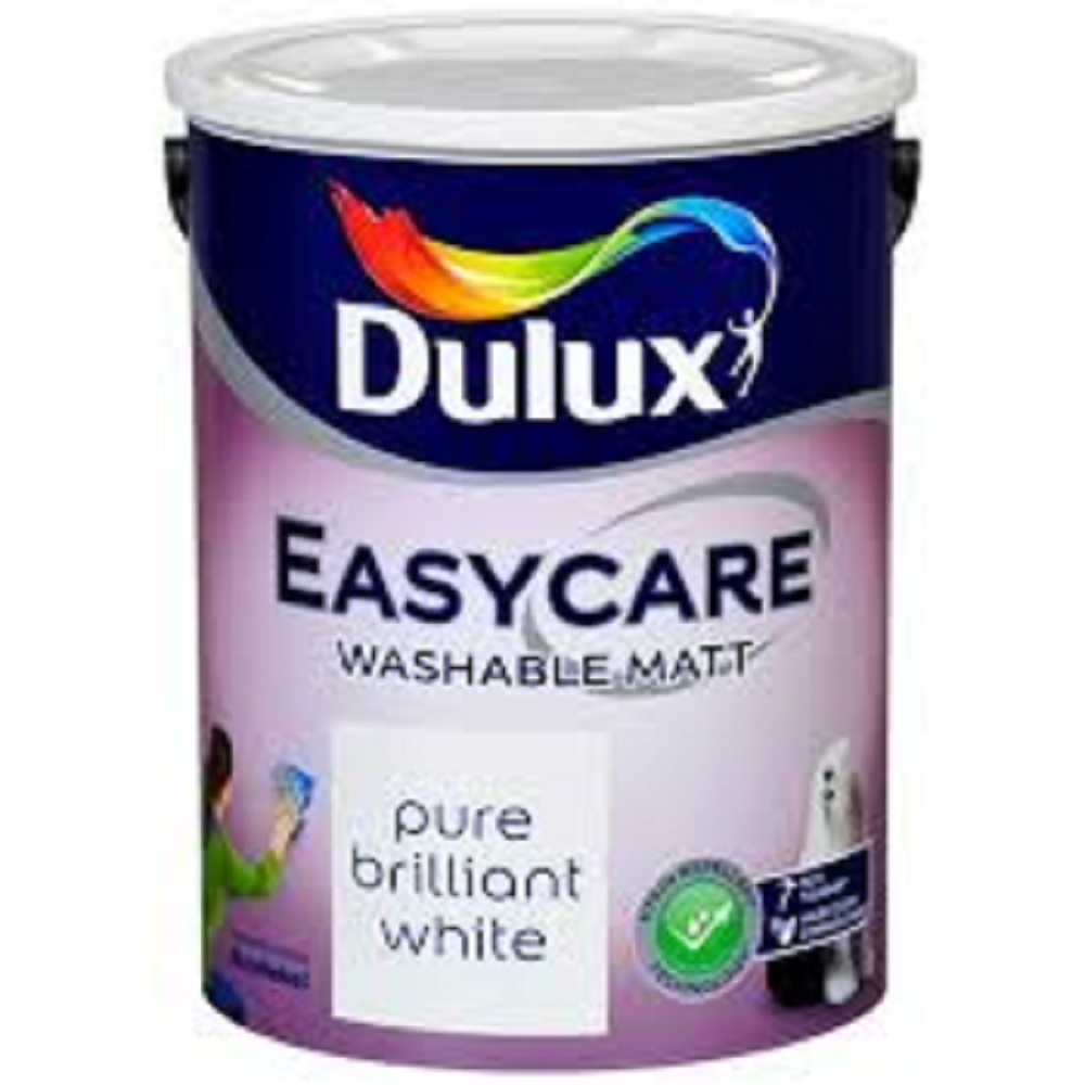 5LTR DULUX EASYCARE WASHABLE MATT WHITE