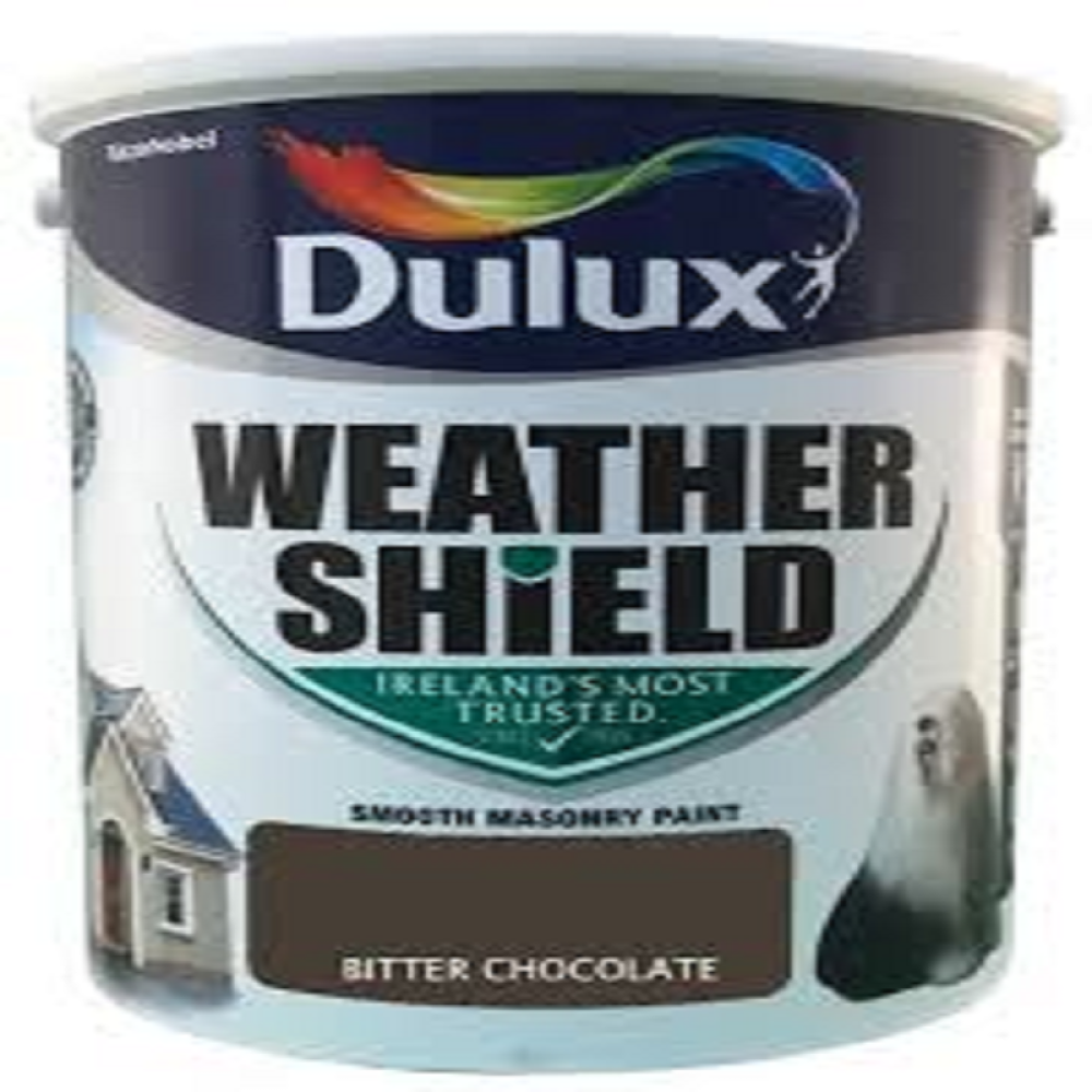 5LTR DULUX WEATHERSHIELD BITTER CHOCOLATE