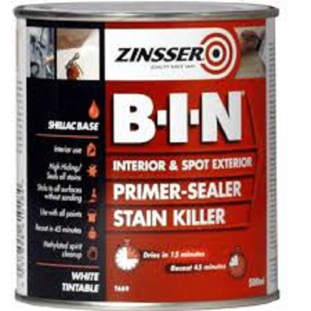 ZINSSER B-I-N PRIMER SEALER 500ML