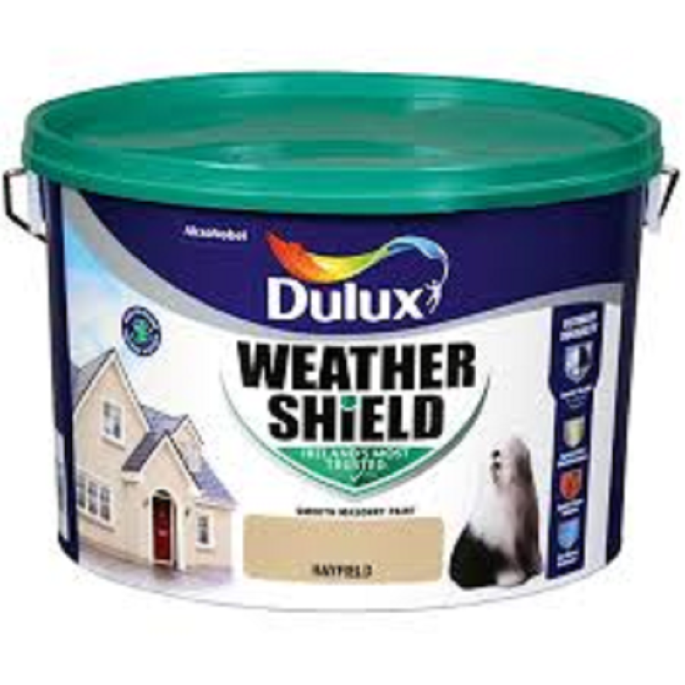 10 LITRE DULUX WEATHERSHIELD HAYFIELD