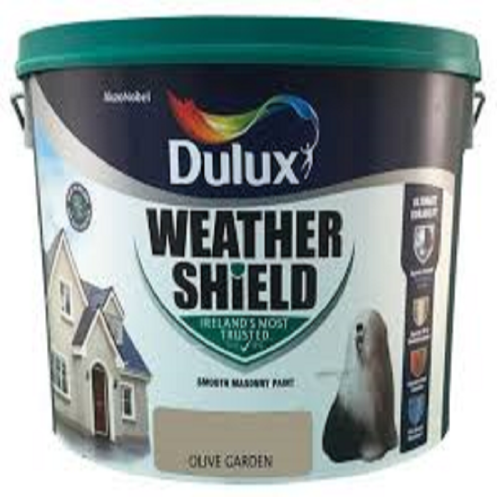 10 LITRE DULUX WEATHERSHIELD OLIVE GARDEN