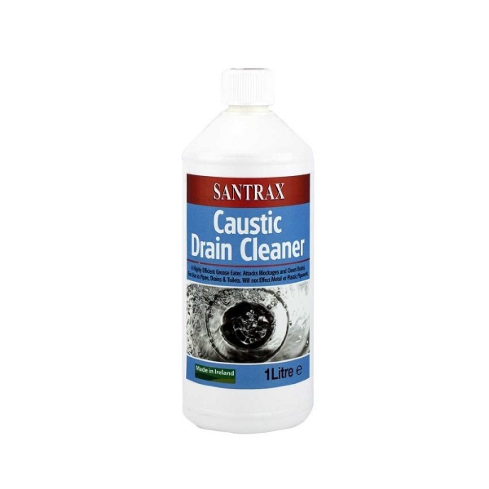 1 LITRE SANTRAX CAUSTIC  DRAIN CLEANER