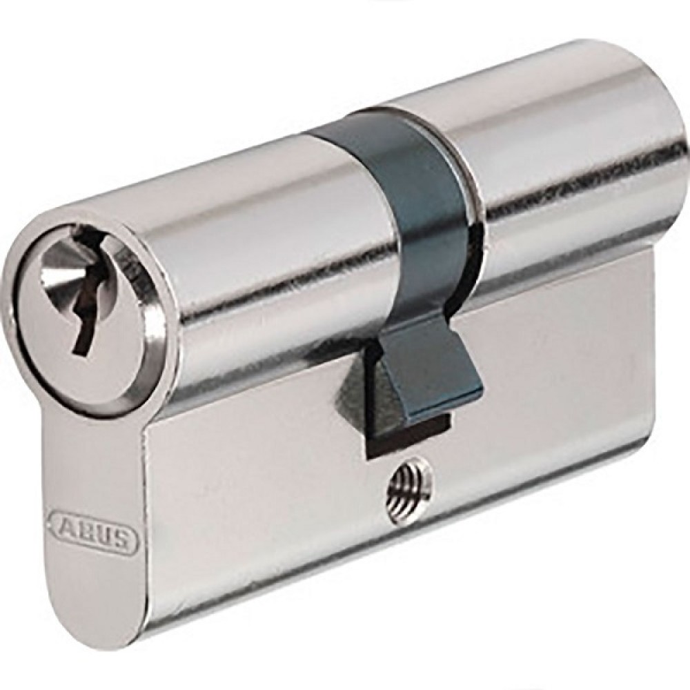 ABUS 30/50MM SATIN CHROME EURO CYLINDER