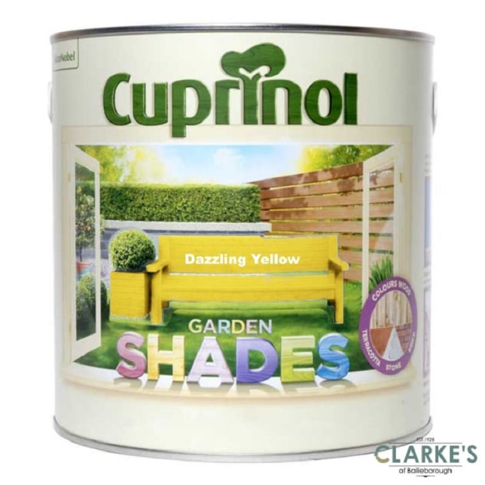 CUPRINOL GARDEN SHADES DAZZLING YELLOW 1LT