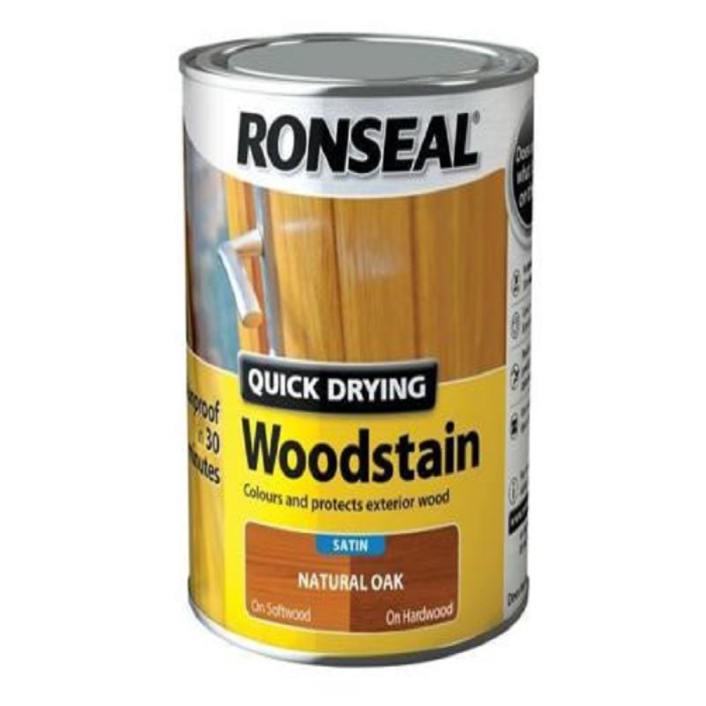 750ML RONSEAL Q/D WOODSTAIN NATURAL OAK SATIN