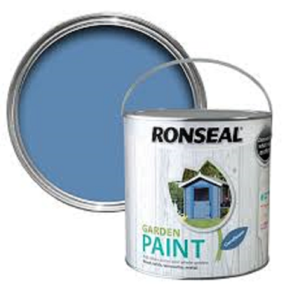 2.5LTR  RONSEAL GARDEN PAINT  CORNFLOWER