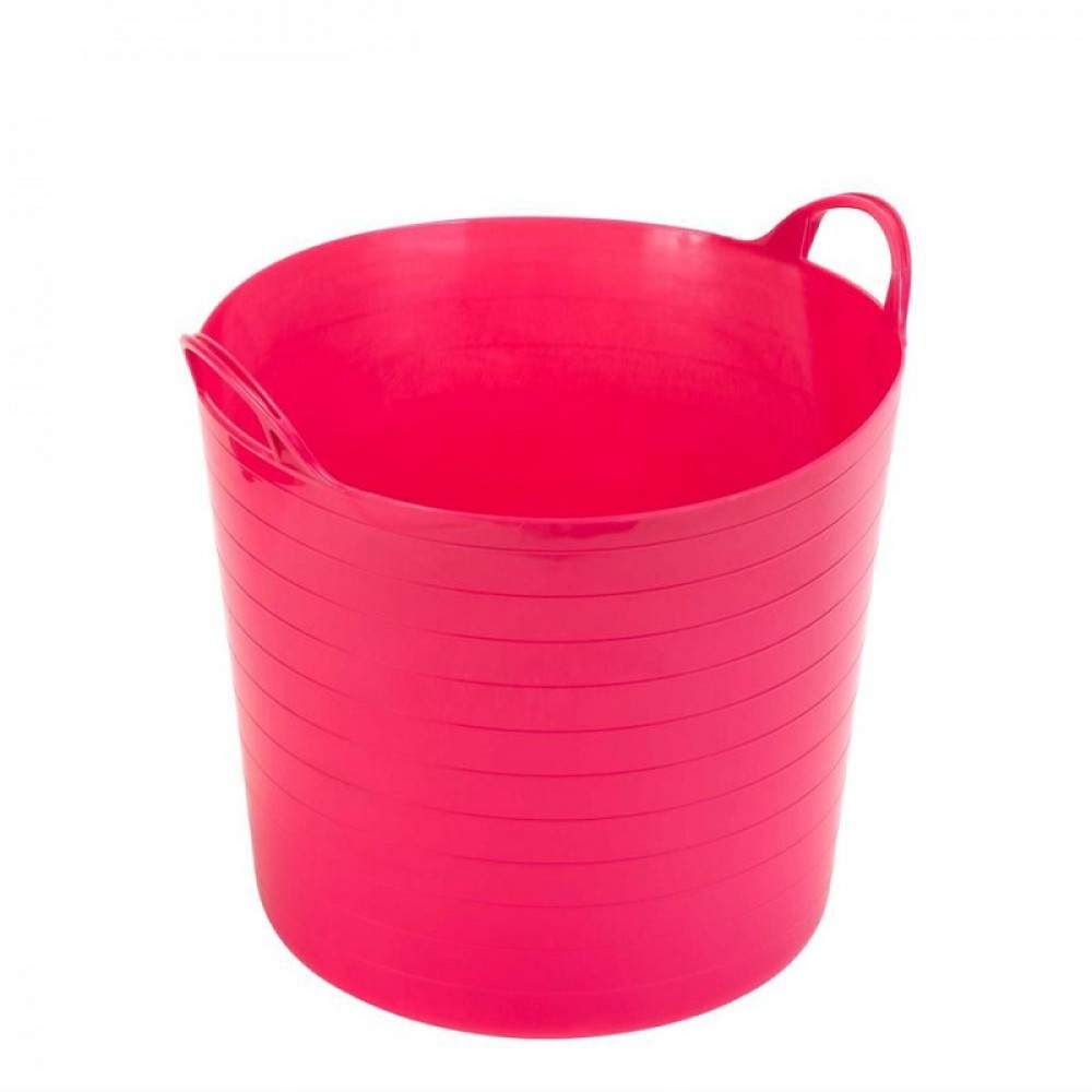 STRATA FLEXI TUB COLOURED 40LTR PINK