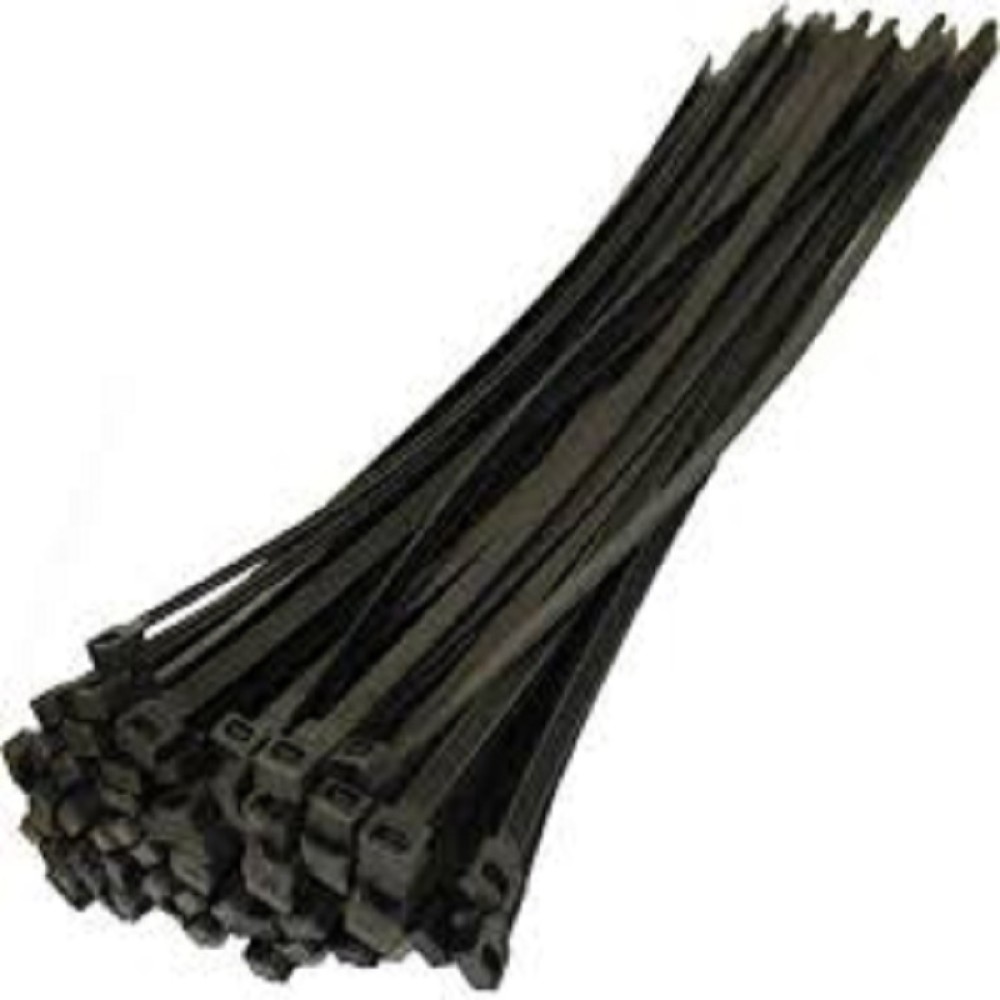 CABLE TIES BLACK 3.6MM X 150MM