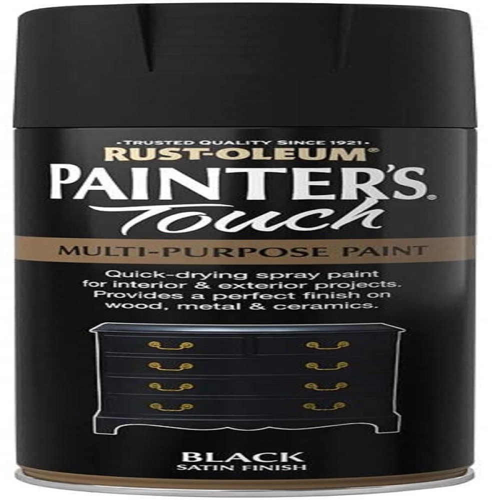 PAINTERS TOUCH SATIN BLACK 400ML