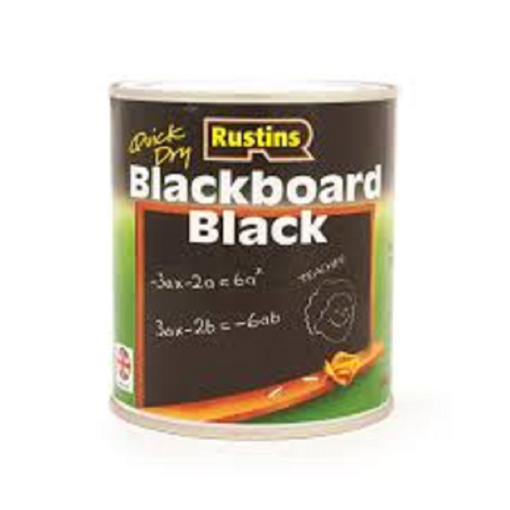 500ML RUSTINS QUICK DRYING BLACKBOARD PAINT