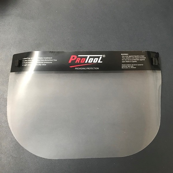 PROTOOL CLEAR FACE SHIELD
