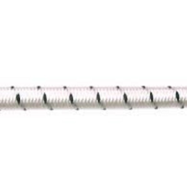 POSAMO BUNGEE CORD 8MM WHITE BLACK SPOOL