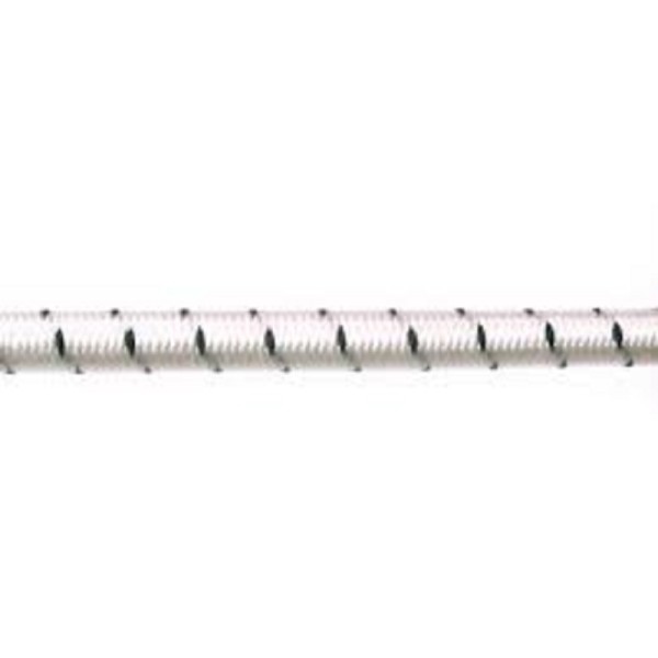 POSAMO BUNGEE CORD 8MM WHITE BLACK SPOOL
