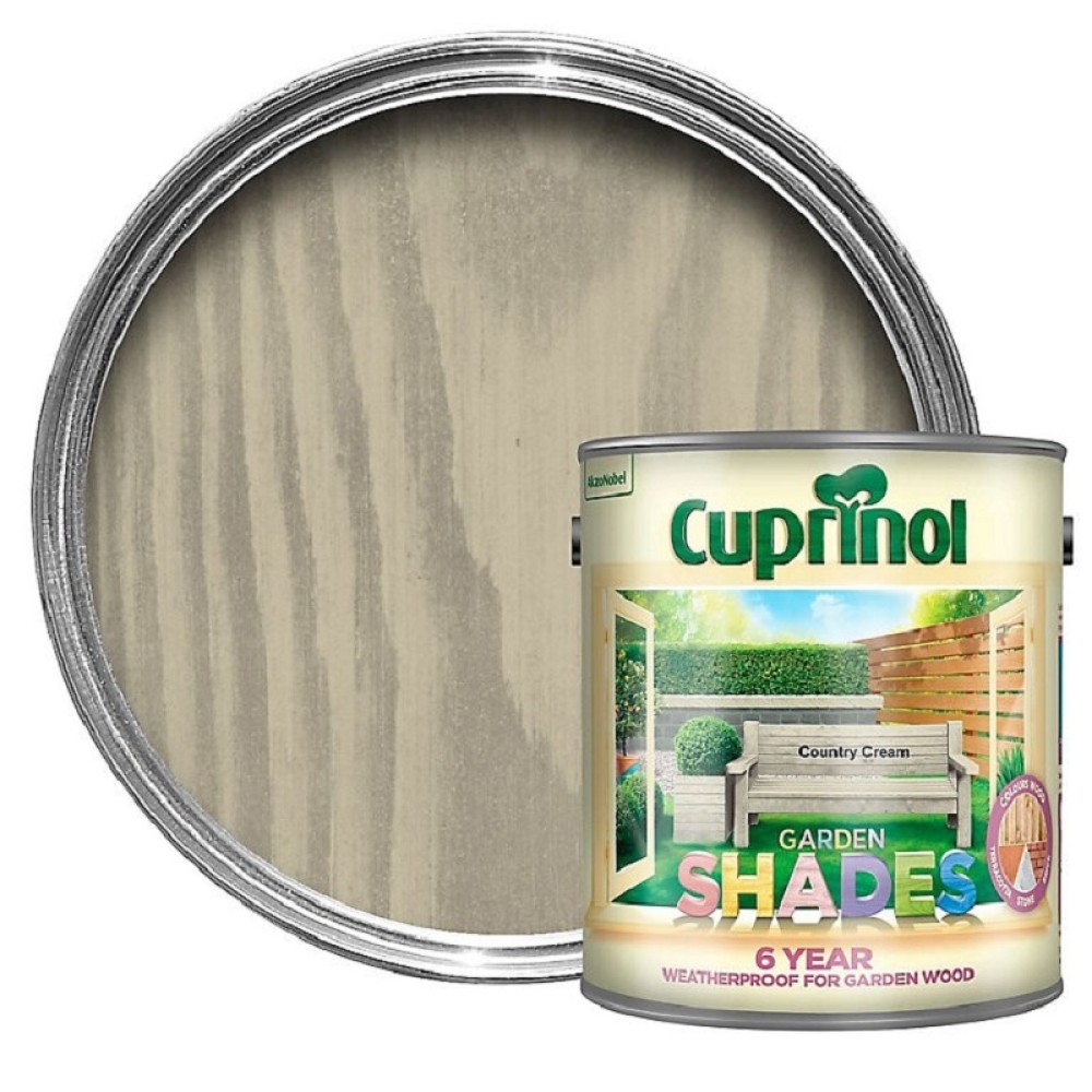 CUPRINOL GARDEN SHADES COUNTRY CREAM 2.5LT