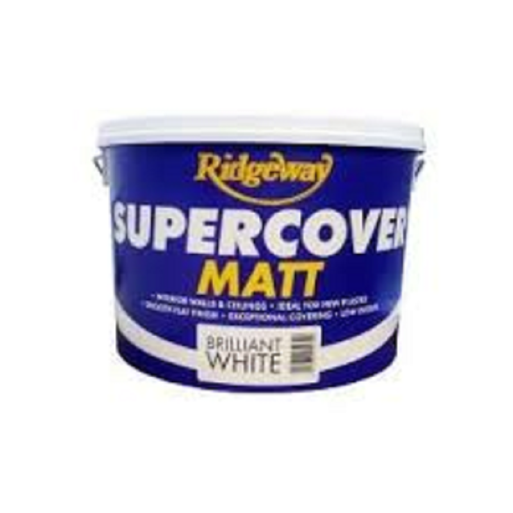 10LTR RIDGEWAY  SUPERCOVER MATT B/WHITE