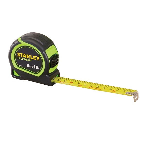Stanley Hi-Vis Tape Measures (5m/16ft)