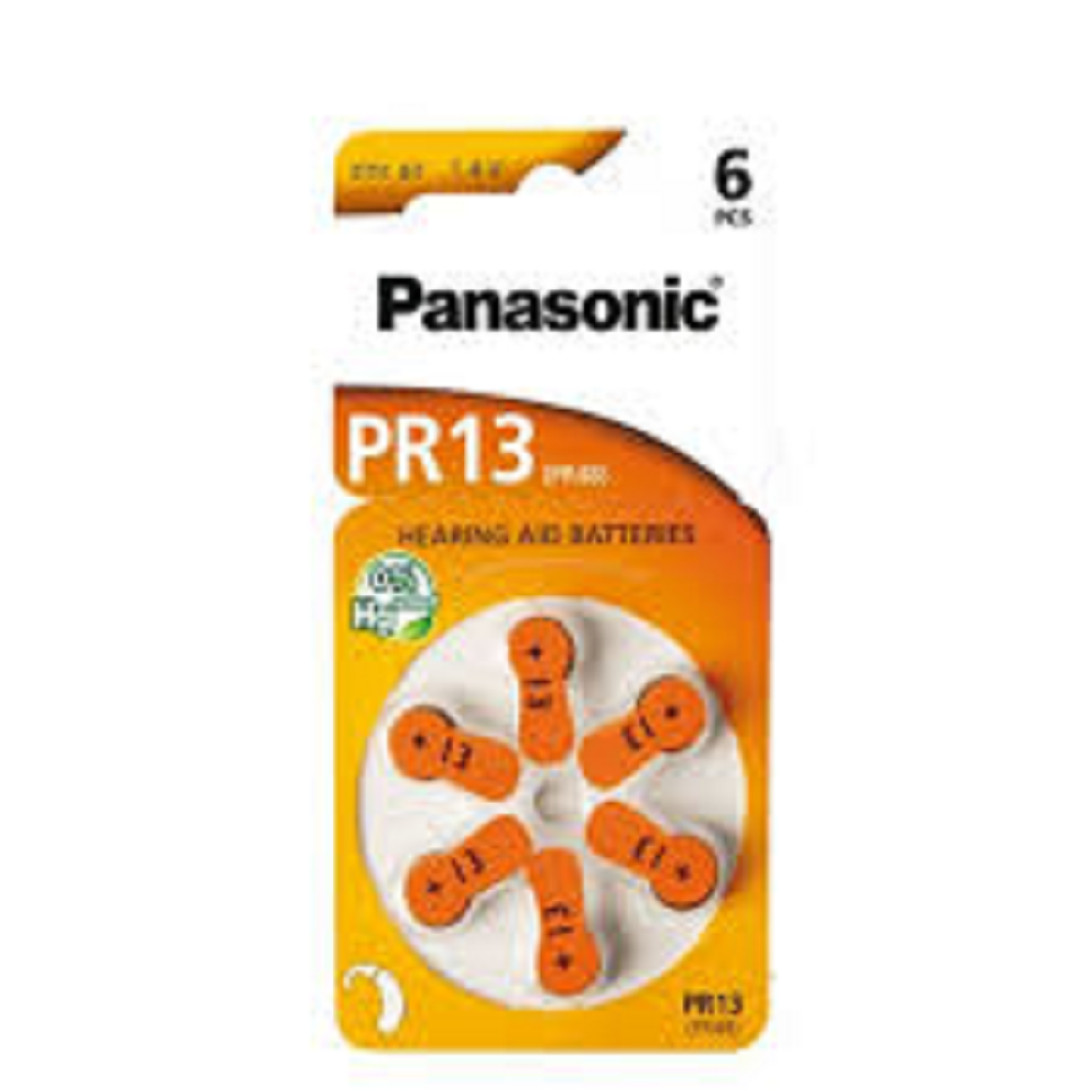 PANASONIC HEARING AID BATTERIES PR13