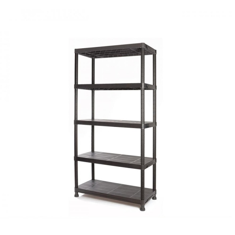 TAYG EASY ASSEMBLE DIY PLASTIC SHELVING - BLACK