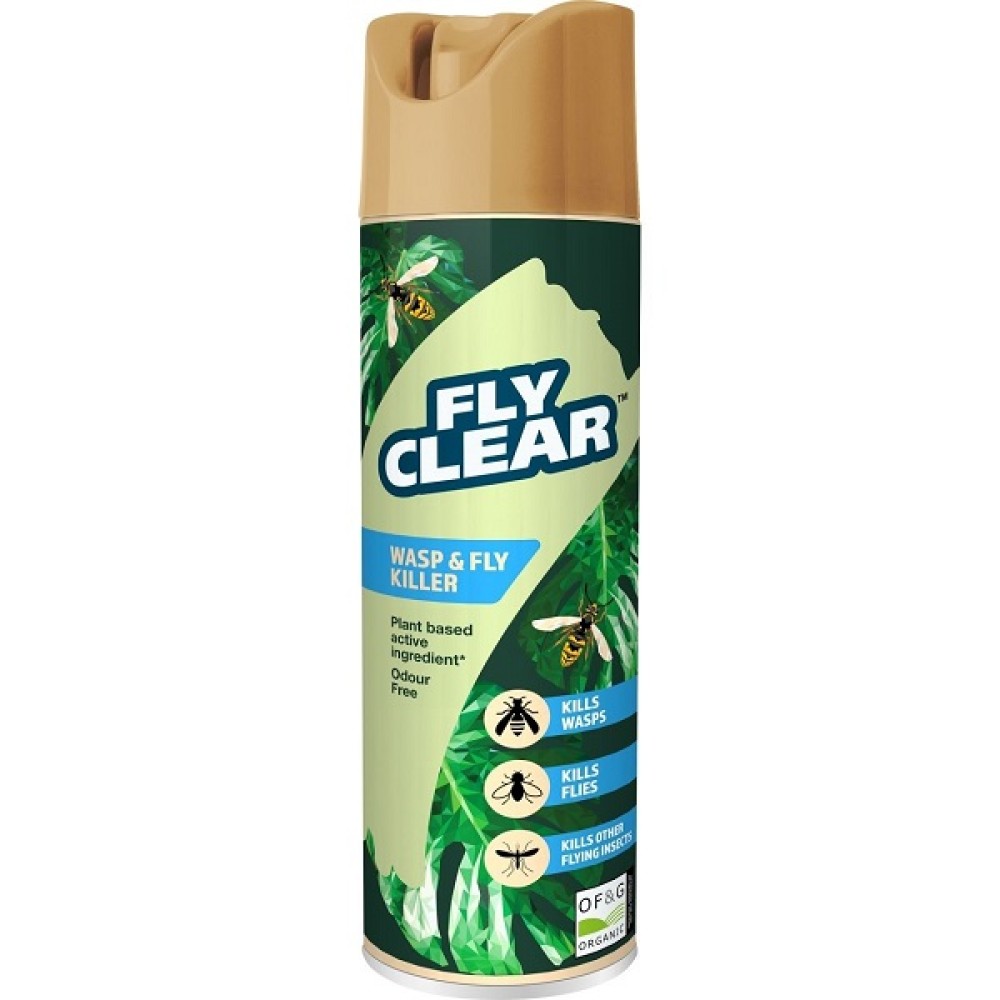 FLY CLEAR ORGANIC WASP & FLY KILLER 400ML