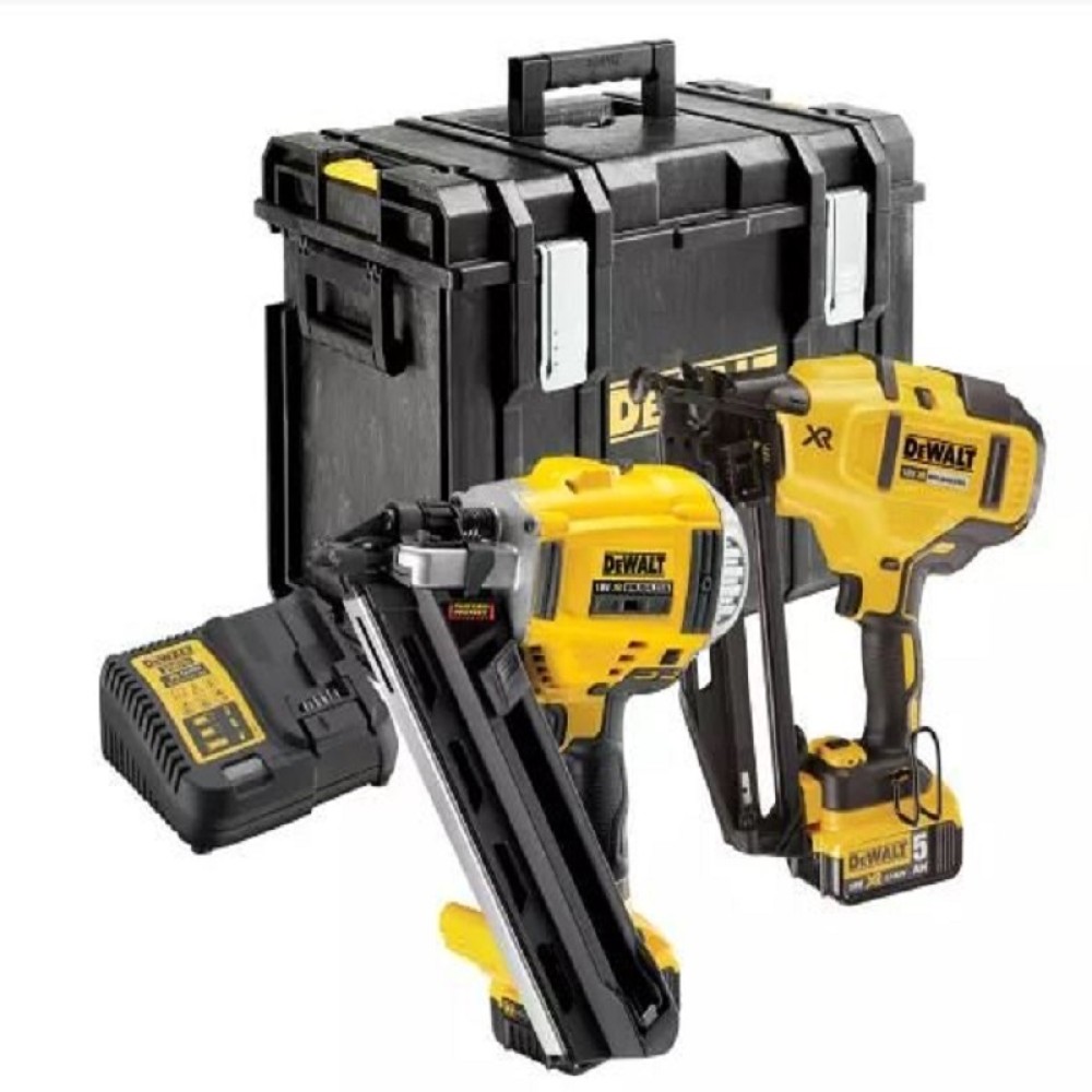 DEWALT 18V 1ST & 2ND FIX NAILER TWIN KIT