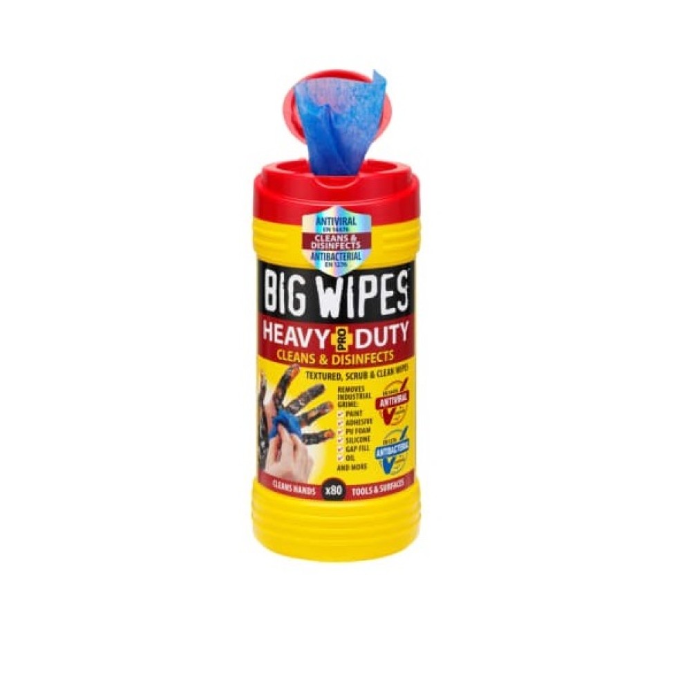 BIGWIPES HEAVY DUTY  80PKT RED TOP