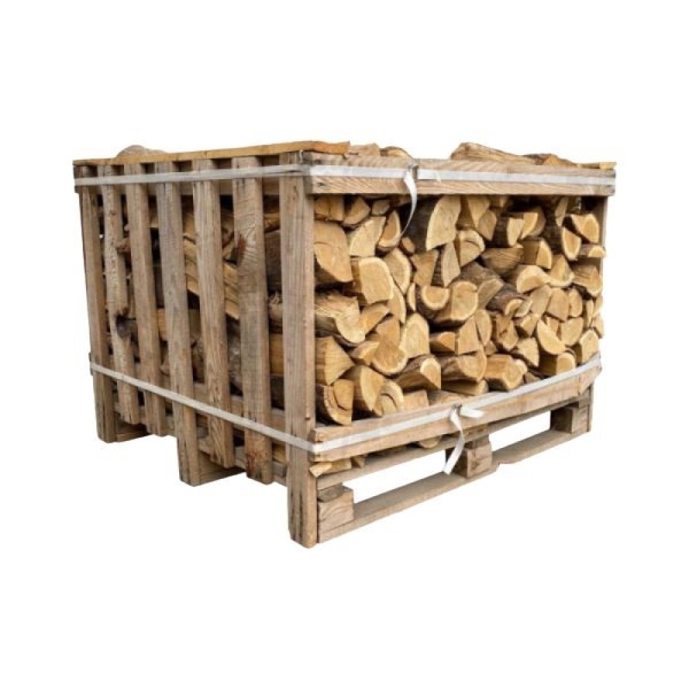 KILN DRIED BIRCH FIREWOOD CRATE   0.7 M³