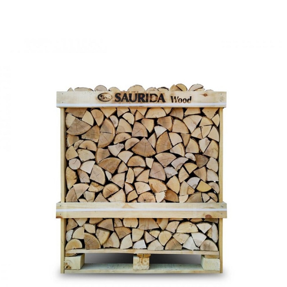 SAURIDA KILN DRIED BIRCH FIREWOOD CRATE 400KG