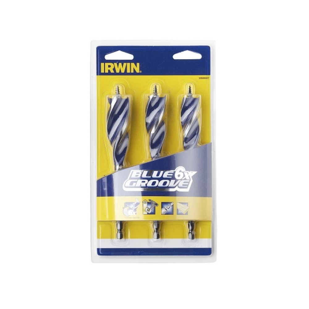 IRWIN 3PC 6X AUGER BITS 150MM LONG