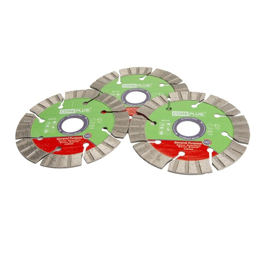 COREPLUS 3 X 115MM GP HYBRID DIAMOND BLADE SE