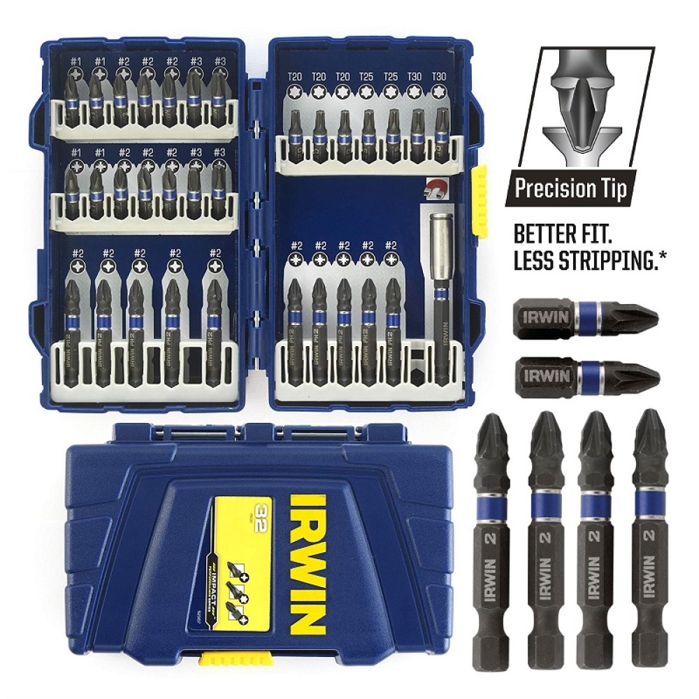 IRWIN 32 PIECE PRO IMPACT BIT SET