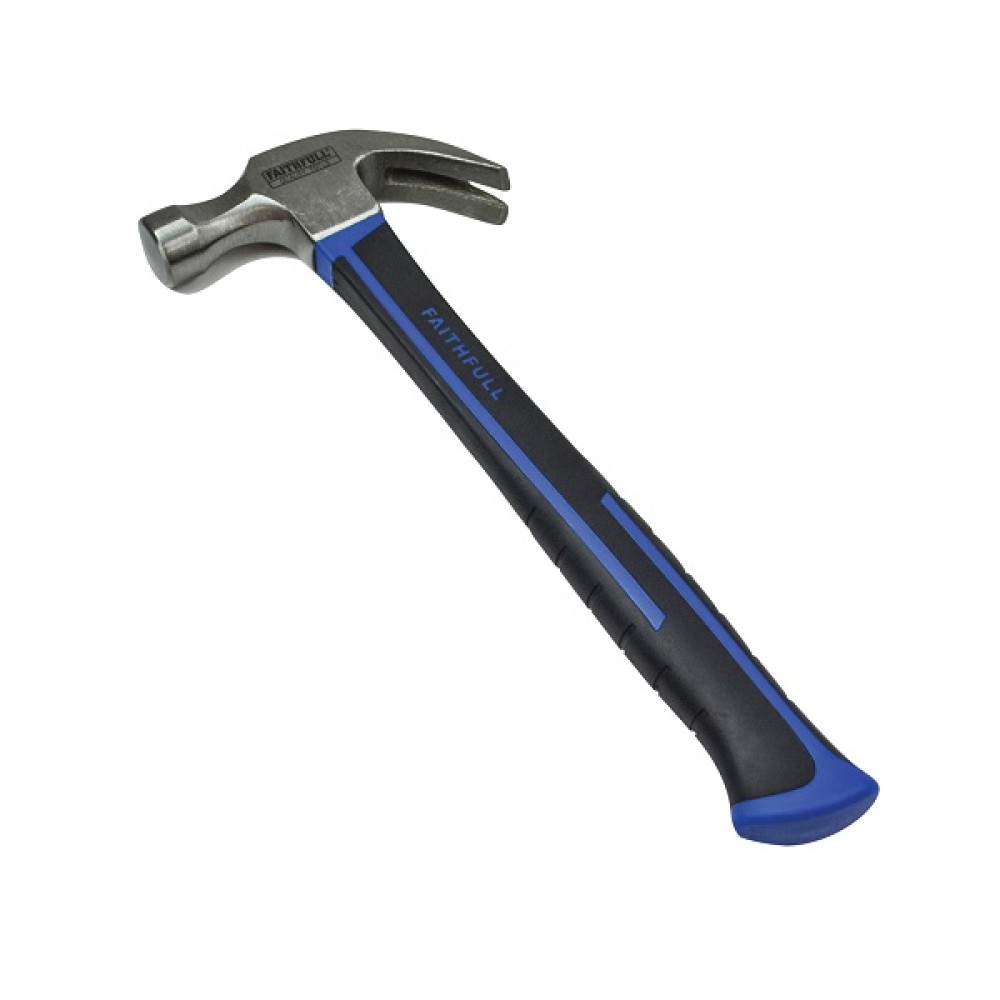 FAITHFULL 570G 20OZ FIBREGLASS CLAW HAMMER