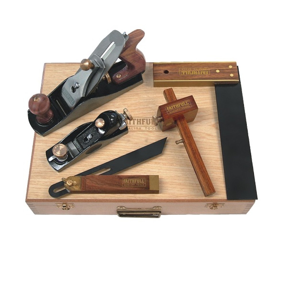 FAITHFULL 5 PCE WOODWORKING KIT