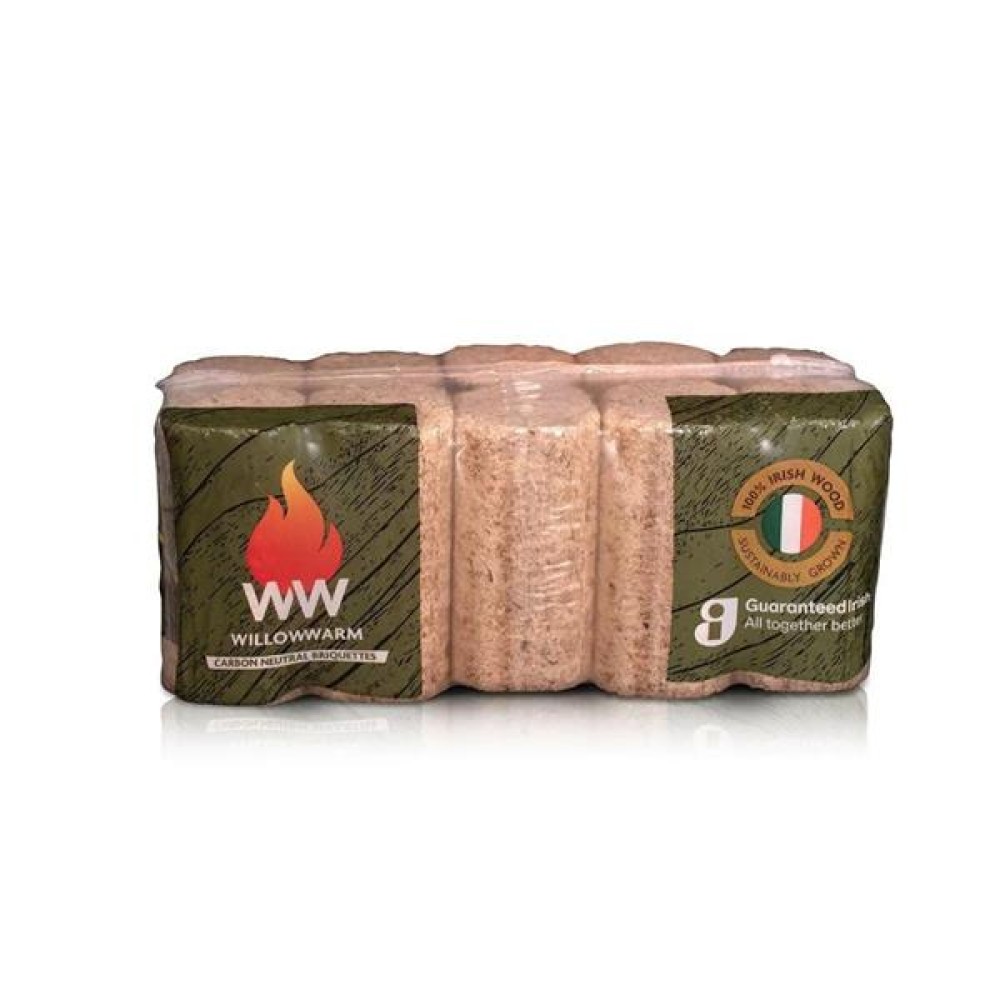 Willow Warm carbon neutral briquettes