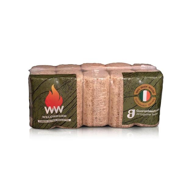 Willow Warm carbon neutral briquettes