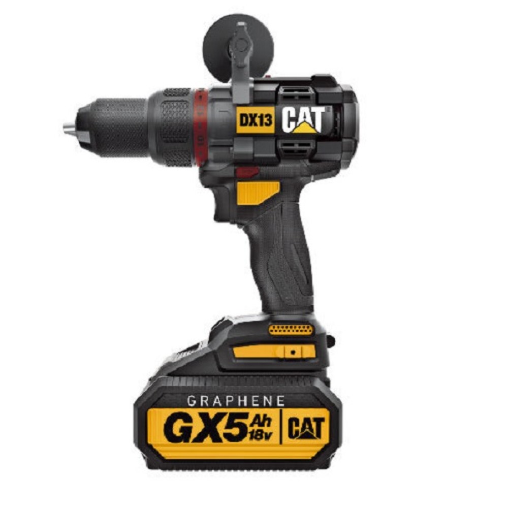 CAT 20V 80NM BRUSHLESS COMBI DRILL  1 X 5.0AH