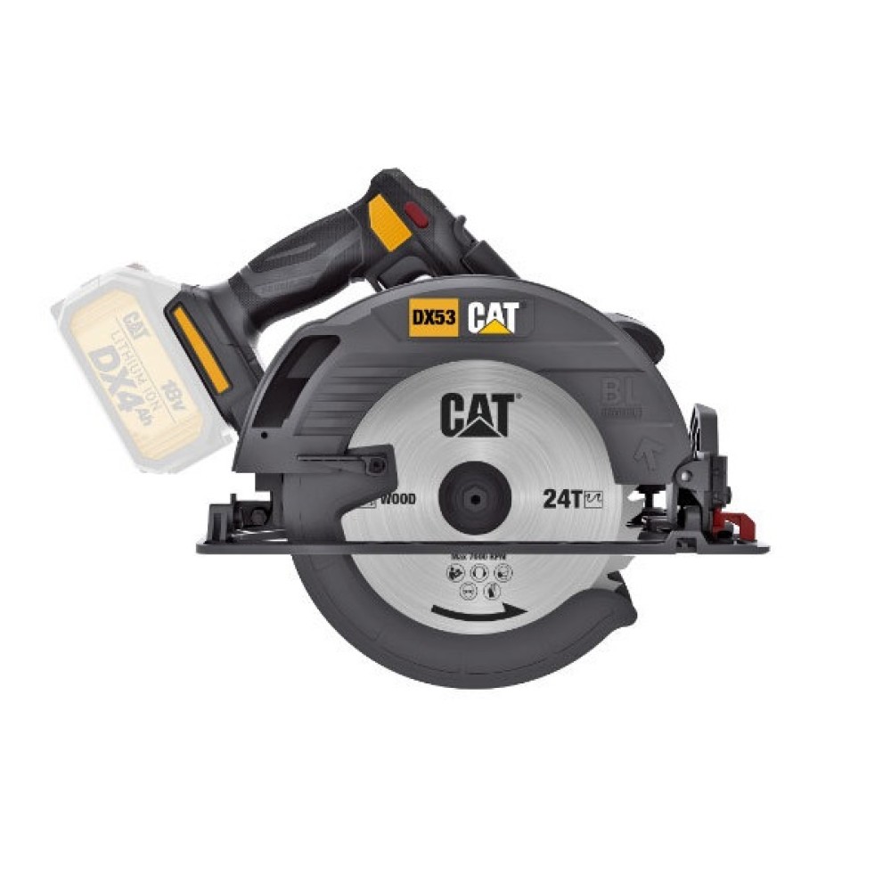 CAT 18V BRUSHLESS 185MM CIRCULAR SAW BARE UNI