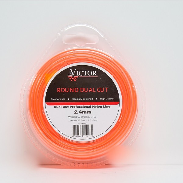 Victor Dual Cut Professional Nylon Line 2.4mm