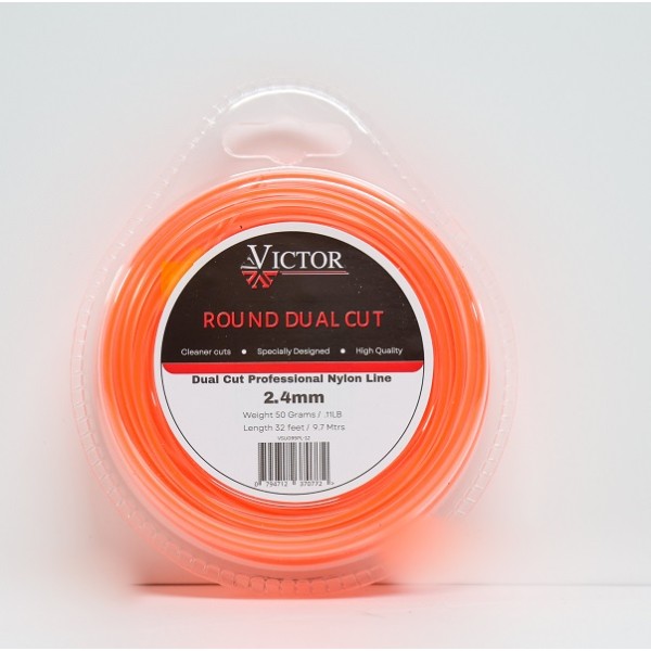 Victor Dual Cut Professional Nylon Line 2.4mm