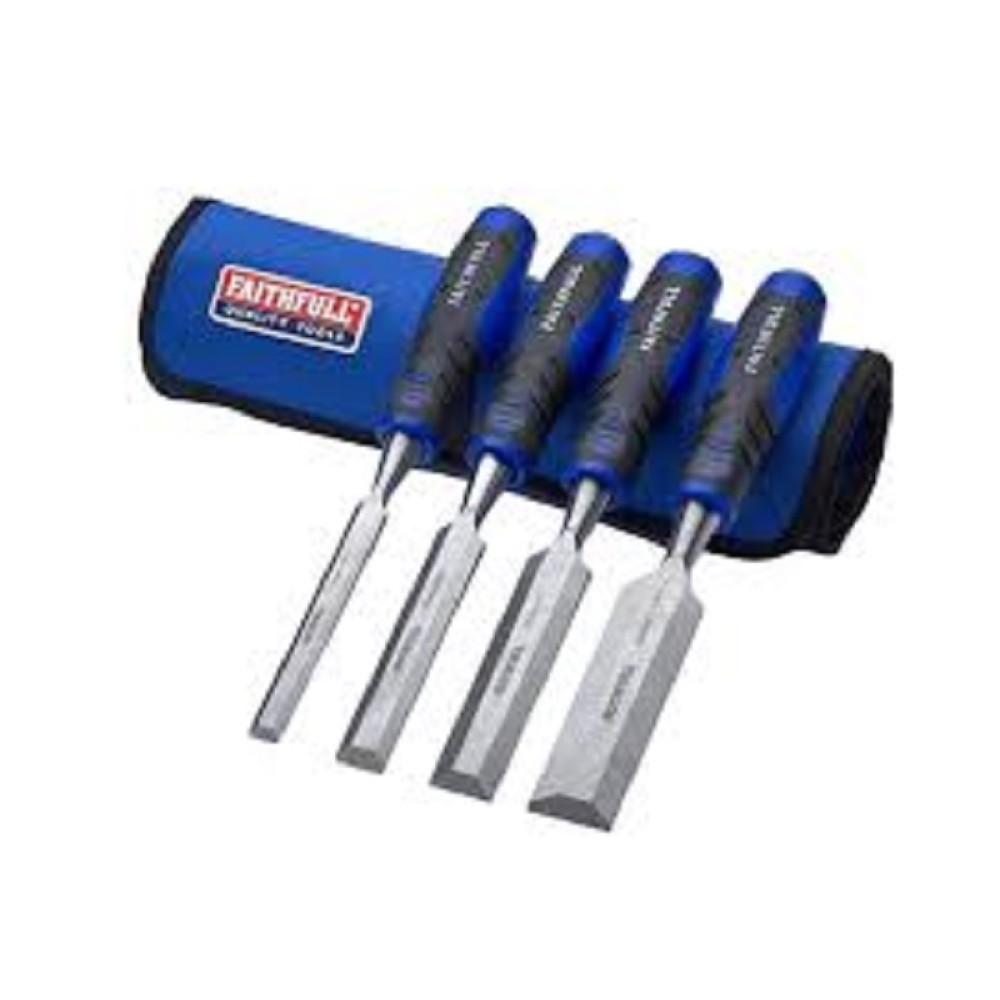 FAITHFULL 4 PCE CHISEL SET