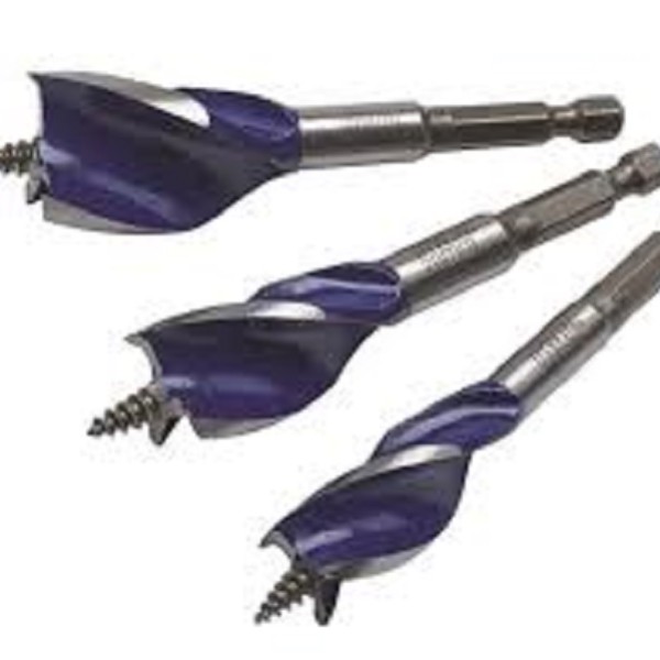 IRWIN 3 PIECE BLUE GROOVE STUBBY BIT SET