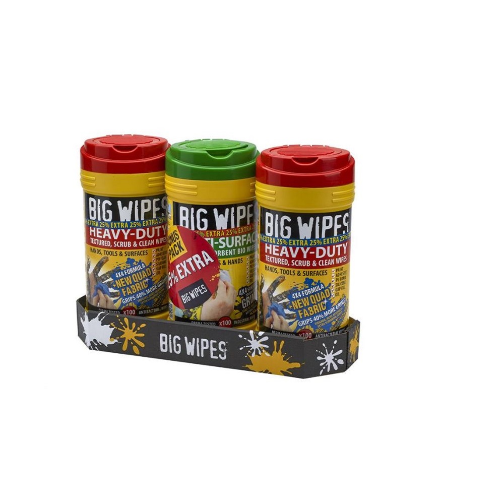 BIG WIPES TRIPLE PACK WITH 25% EXTRA FREE